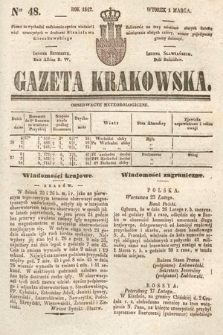 Gazeta Krakowska. 1842, nr 48