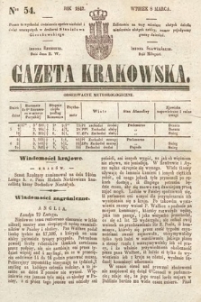 Gazeta Krakowska. 1842, nr 54