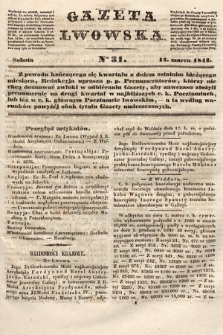 Gazeta Lwowska. 1842, nr 31