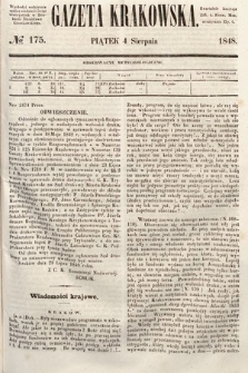 Gazeta Krakowska. 1848, nr 175
