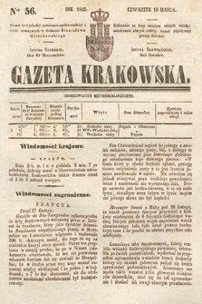 Gazeta Krakowska. 1842, nr 56