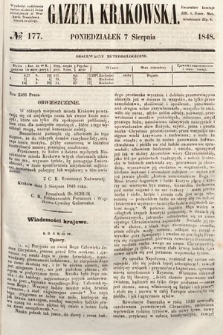 Gazeta Krakowska. 1848, nr 177