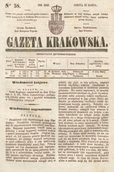 Gazeta Krakowska. 1842, nr 58