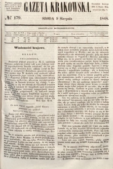 Gazeta Krakowska. 1848, nr 179