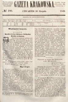 Gazeta Krakowska. 1848, nr 180