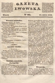 Gazeta Lwowska. 1842, nr 35