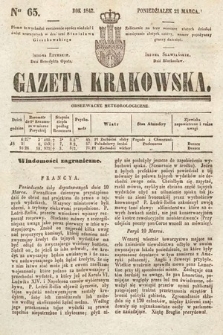 Gazeta Krakowska. 1842, nr 65