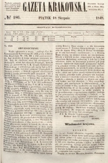 Gazeta Krakowska. 1848, nr 186