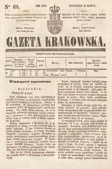 Gazeta Krakowska. 1842, nr 68