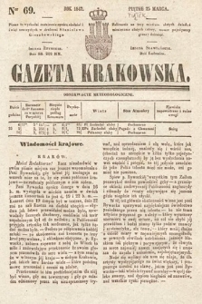 Gazeta Krakowska. 1842, nr 69