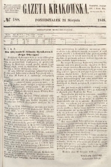 Gazeta Krakowska. 1848, nr 188