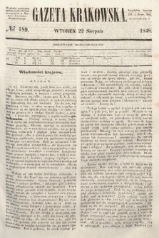 Gazeta Krakowska. 1848, nr 189