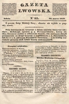 Gazeta Lwowska. 1842, nr 37