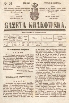 Gazeta Krakowska. 1842, nr 76