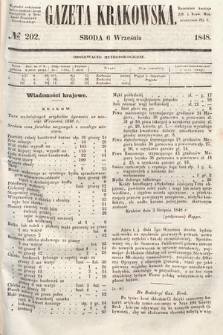 Gazeta Krakowska. 1848, nr 202