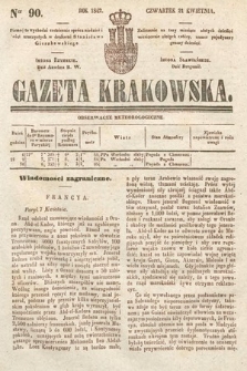 Gazeta Krakowska. 1842, nr 90
