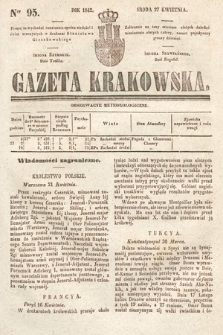 Gazeta Krakowska. 1842, nr 95