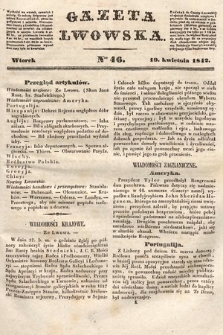 Gazeta Lwowska. 1842, nr 46