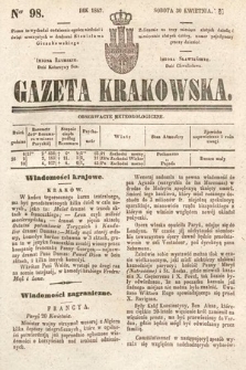 Gazeta Krakowska. 1842, nr 98