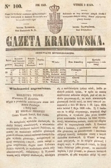 Gazeta Krakowska. 1842, nr 100