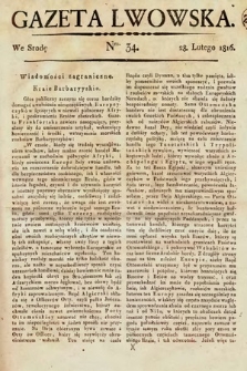 Gazeta Lwowska. 1816, nr 34