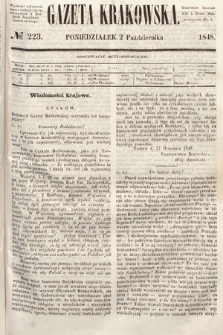 Gazeta Krakowska. 1848, nr 223
