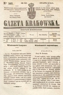 Gazeta Krakowska. 1842, nr 107