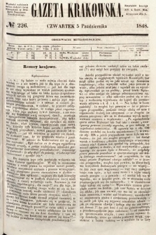 Gazeta Krakowska. 1848, nr 226