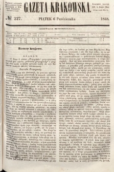 Gazeta Krakowska. 1848, nr 227