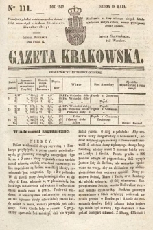 Gazeta Krakowska. 1842, nr 111