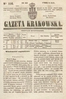 Gazeta Krakowska. 1842, nr 116