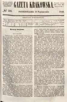 Gazeta Krakowska. 1848, nr 235