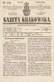 Gazeta Krakowska. 1842, nr 118