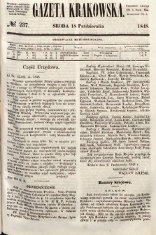 Gazeta Krakowska. 1848, nr 237