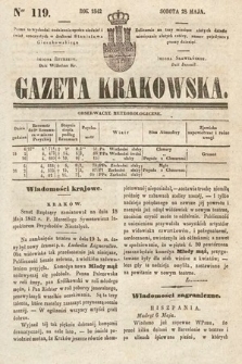 Gazeta Krakowska. 1842, nr 119