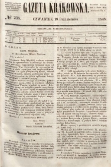Gazeta Krakowska. 1848, nr 238