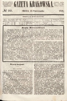 Gazeta Krakowska. 1848, nr 243