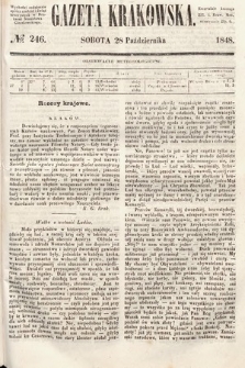 Gazeta Krakowska. 1848, nr 246