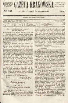 Gazeta Krakowska. 1848, nr 247