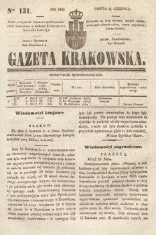 Gazeta Krakowska. 1842, nr 131