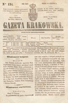 Gazeta Krakowska. 1842, nr 134