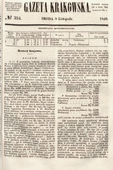 Gazeta Krakowska. 1848, nr 254