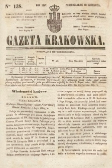 Gazeta Krakowska. 1842, nr 138