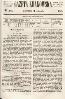 Gazeta Krakowska. 1848, nr 259
