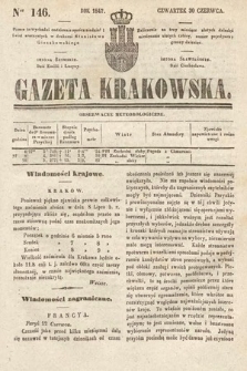 Gazeta Krakowska. 1842, nr 146