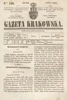 Gazeta Krakowska. 1842, nr 148