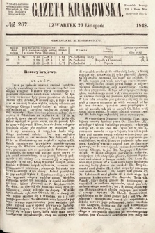 Gazeta Krakowska. 1848, nr 267