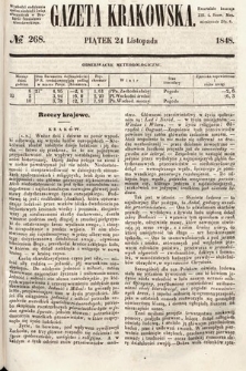Gazeta Krakowska. 1848, nr 268
