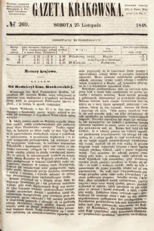 Gazeta Krakowska. 1848, nr 269