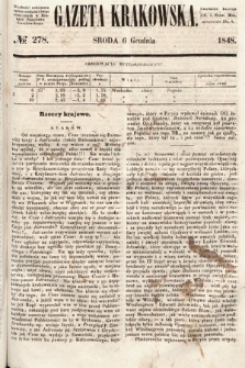 Gazeta Krakowska. 1848, nr 278
